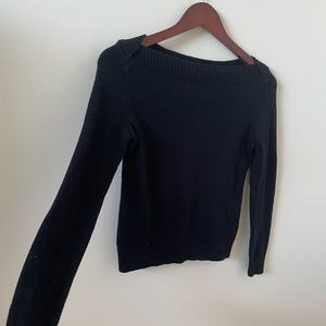 Vintage Ralph Lauren Petite XS Boatneck Sweater, Beautiful Condition